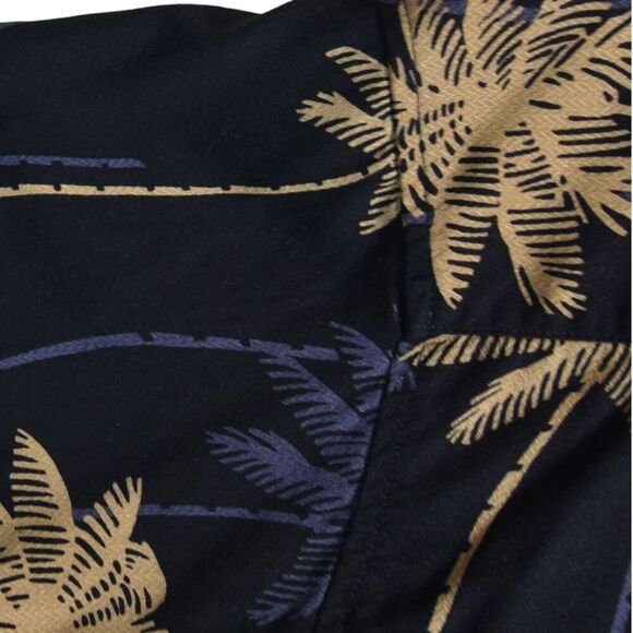 Vtg Quicksilver Silver Edition Pal Print Shirt Short Sleeve Large Button Y2K - Picture 4 of 7